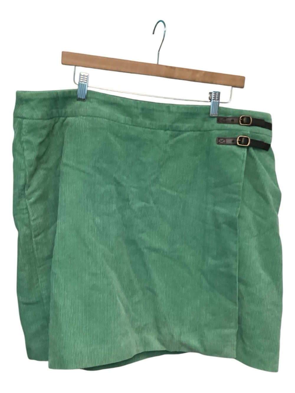 Boden Corduroy Faux Wrap Mini Skirt - Picture 2 of 5
